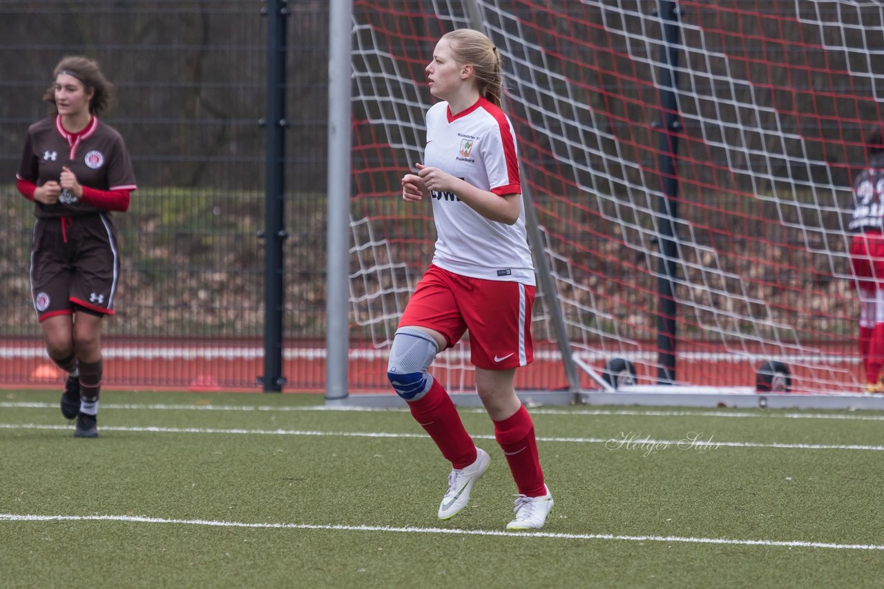 Bild 321 - B-Juniorinnen Walddoerfer - St.Pauli : Ergebnis: 4:1